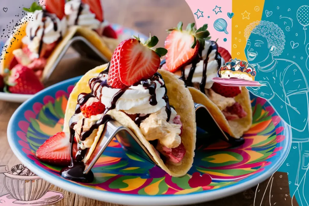 Strawberry Cheesecake Tacos