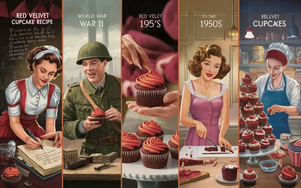 The history of Red-velvet-cupcakes-